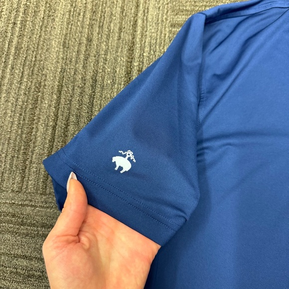 Brooks Brothers Men's Blue Navy Polo Shirt Collared - Picture 6 of 8